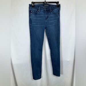 Liverpool Dark Blue Women's Ankle Skinny Jeans Sz 0/25P